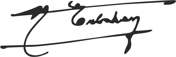 Necmettin Erbakan imzası